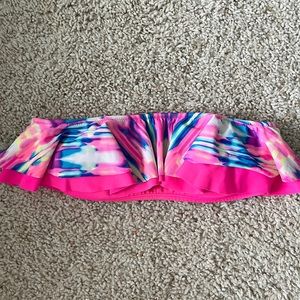Tie Dye Bandeau bathing suit